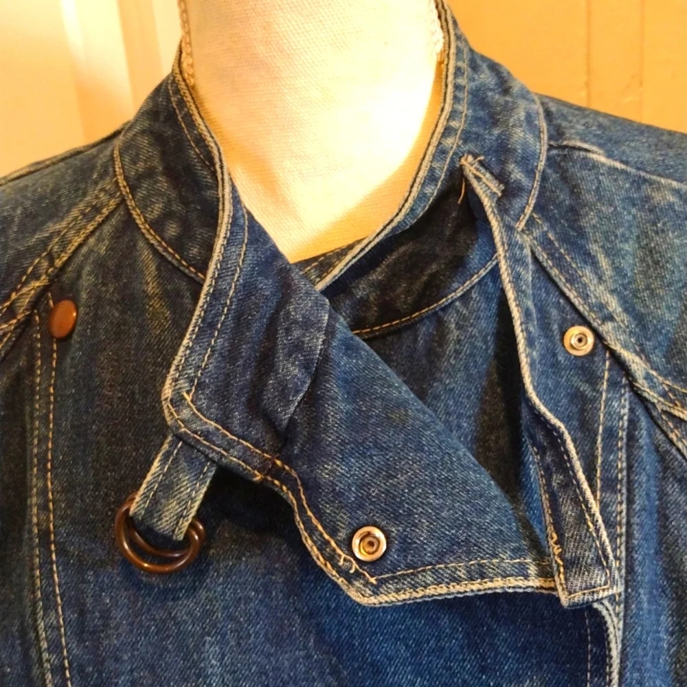 Authentic Rustic Denim Jacket - Picture 2 of 7